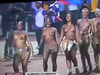 South African Cultural Dance at Calabar Carnival 2017