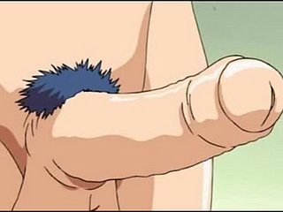 Bondage Hentai Dame Hot Titty y consolador follando por Shemale Anime