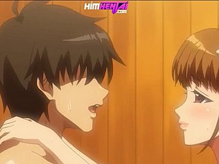 Anime hentai geneukt nearly de badkamer met een ghoul anime-hentai !!!