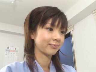 Lilliputian Asian teen Aki Hoshino visits doctor be fitting of check-up