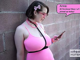 Büyük göğüsler genç sürtük Anna Brightness onun rammed zor zorla onun randevu