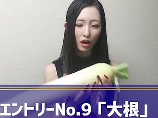 Japanese Girl's Culminate Ranking yon VEGETABLE-MASTURBATION