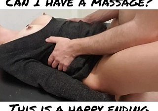 Posso ter massagem? Isso é um clincher muito feliz