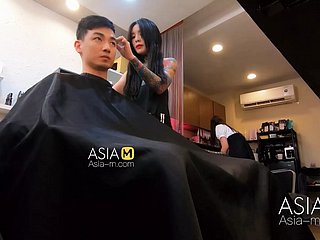 Modelmedia Asia-Barber Shop Rash Sex-Ai Qiu-MDWP-0004-лучшая оригинальная азиатская порно видео