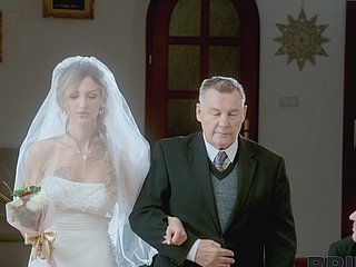 Cô dâu mới cưới Olivia Out of whack cho đầu và được fuck