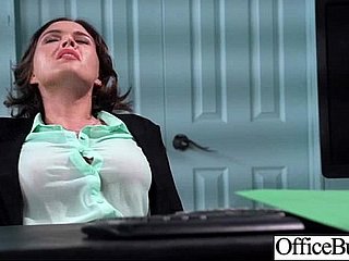 Chica de oficina (krissy lynn) clean grandes tetas de melón película de amor sexual-34