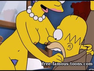 Simpsonlar parodi hentai sert seks